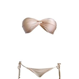 La Sirene Nude Twist Bandeau Bikini